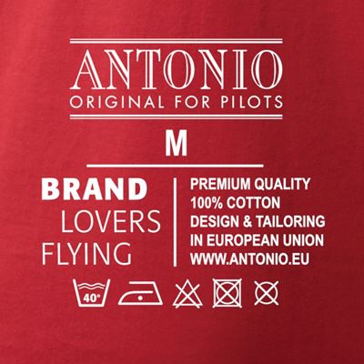 T-shirt avec le logo de la NASA ROUGE ANTONIO® 0214971 3