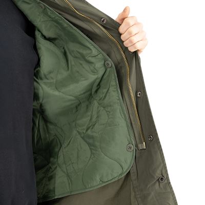 Veste parka type US M-65 avec doublure VERTE  1030701 5