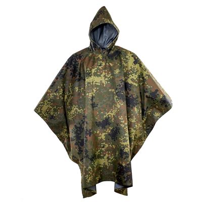 Poncho UTILITY IRR FLECKTARN