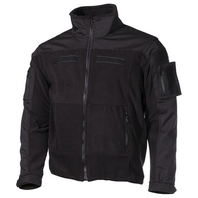 Veste tactique en polaire COMBAT NOIRE