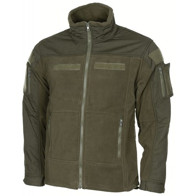 Veste tactique en polaire COMBAT VERTE