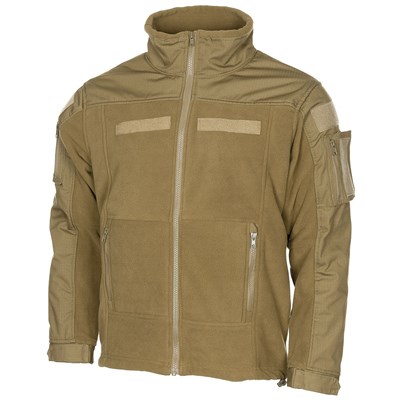 Veste tactique en polaire COMBAT COYOTE