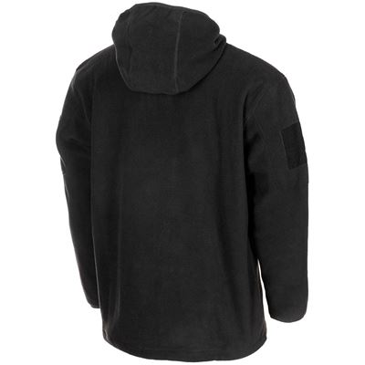 Sweat-shirt à capuche et fermeture éclair FLEECE TACTICAL NOIR MFH 03861A 3