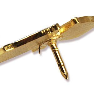 Insigne représentant les drapeaux flottants de l'amitié entre la République tchèque et l'Union européenne  044181 3