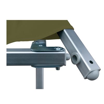 Lit de camp modèle US CAMP pliable 600D avec sac de rangement VERT basic NATURE 54350-OD 3