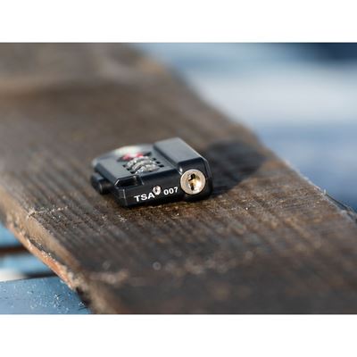 Cadenas TSA avec câble NOIR basic NATURE 055680 5