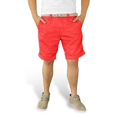 Short XYLONTUM CHINO ROUGE SURPLUS 07-5612-07 3