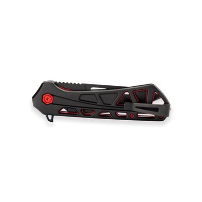 Couteau pliant TRACE OPS tanto NOIR/ROUGE BUCK 0811BKS-B 2