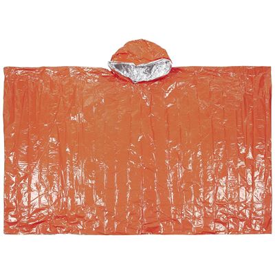 Poncho EMERGENCY ALU ORANGE/ARGENT FOX Outdoor 08250 3