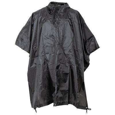 Poncho US rip-stop 144 x 223 cm NOIR