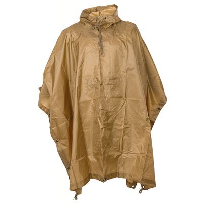 Poncho US rip-stop 144 x 223 cm COYOTE BROWN
