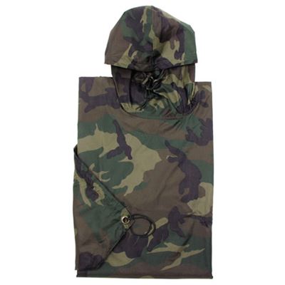 Poncho US rip-stop 144 x 223 cm WOODLAND MFH 08524T 4