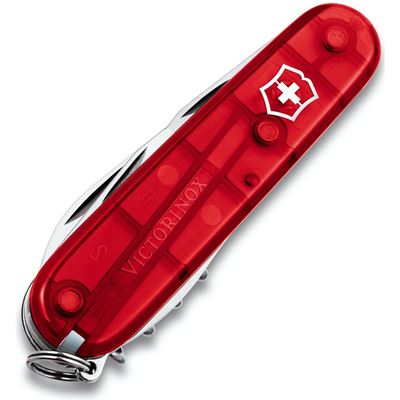 Couteau de poche SPARTAN 91 mm ROUGE transparent