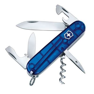 Couteau de poche SPARTAN 91 mm BLEU transparent VICTORINOX 1.3603.T2 2