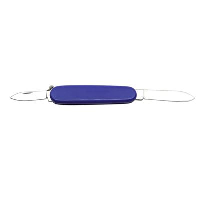 Couteau DŮSTOJNICKÝ 2A pliant INOX manche PLASTIQUE BLEU MIKOV 100-NH-2A 4