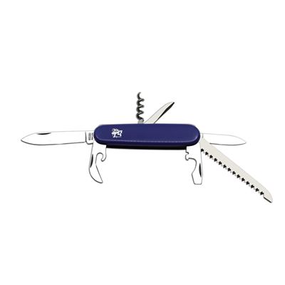 Couteau DŮSTOJNICKÝ 7A pliant INOX manche PLASTIQUE BLEU