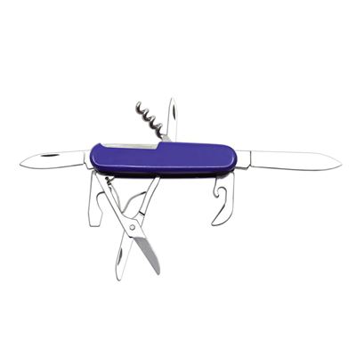 Couteau DŮSTOJNICKÝ 7B pliant INOX manche PLASTIQUE BLEU MIKOV 100-NH-7B 4