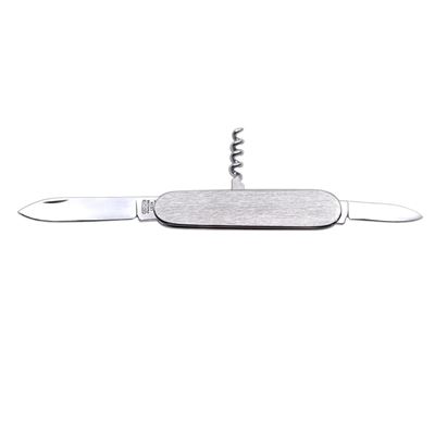 Couteau 3B pliant, manche en acier inoxydable