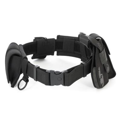 Ceinture tactique SECURITY équipée d'étuis NOIR