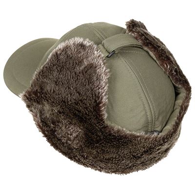 Casquette à visière TRAPPER hiver VERTE FOX Outdoor 10050B 2