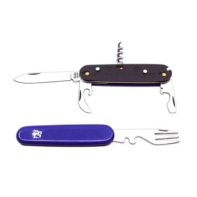 Couteau PIKNIK 6P pliant INOX manche PLASTIQUE