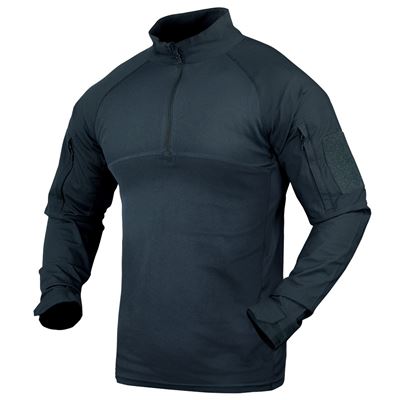 Chemise tactique COMBAT avec fermeture éclair BLEUE