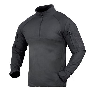 Chemise tactique COMBAT avec fermeture éclair GRAPHITE