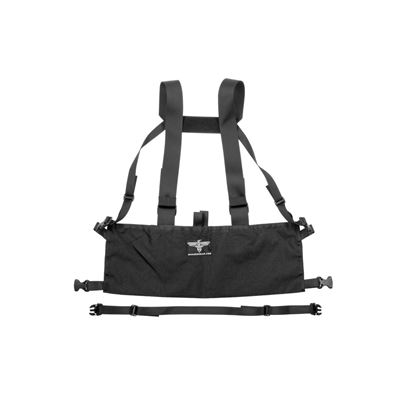 Gilet chest rig MOLLE PALS tissage léger 600D NOIR INVADERGEAR 1010737-06 2
