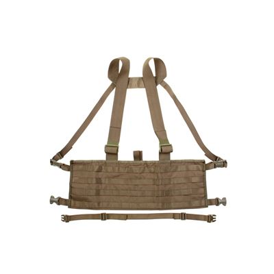 Gilet chest rig MOLLE PALS en tissu léger 600D RANGER GREEN