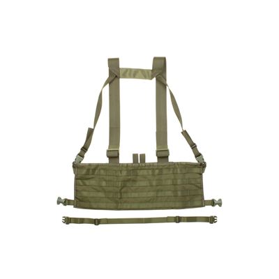 Gilet chest rig MOLLE PALS en tissu léger 600D OLIVE DRAB