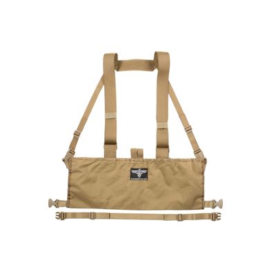Gilet chest rig MOLLE PALS en tissu léger 600D COYOTE INVADERGEAR 1010737-30 2