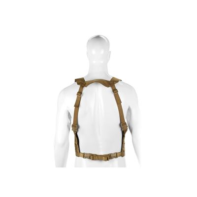 Gilet chest rig MOLLE PALS en tissu léger 600D COYOTE INVADERGEAR 1010737-30 6
