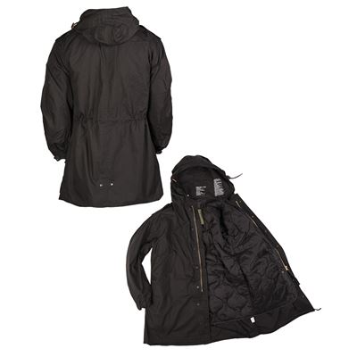Veste US M51 FISHTAIL avec doublure et capuche NOIRE TEESAR® 10122102 2