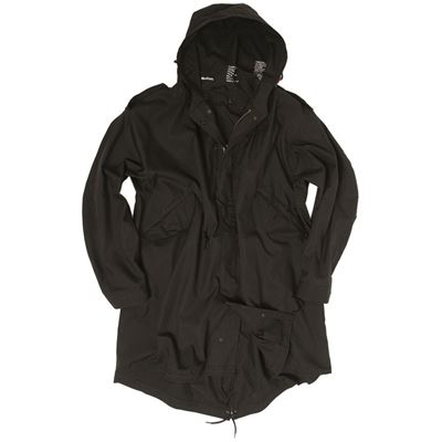Veste US M51 FISHTAIL avec doublure et capuche NOIRE