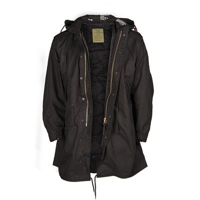 Veste US M51 FISHTAIL avec doublure et capuche NOIRE TEESAR® 10122102 3