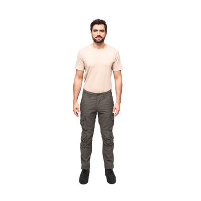 Pantalon vintage PURE SLIM FIT VERT BRANDIT 1016-01 4