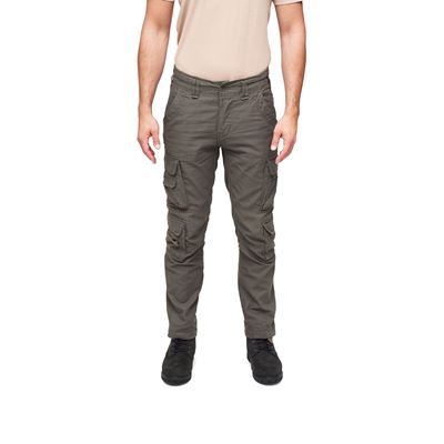 Pantalon vintage PURE SLIM FIT VERT BRANDIT 1016-01 2