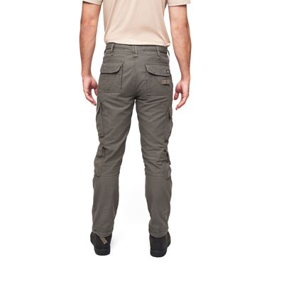 Pantalon vintage PURE SLIM FIT VERT BRANDIT 1016-01 3