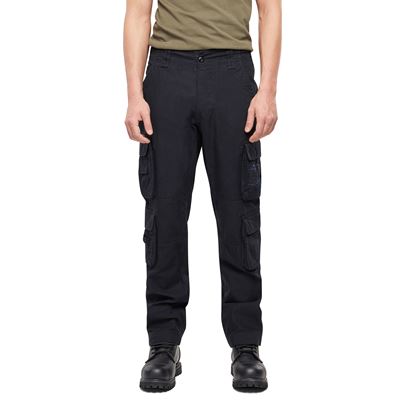 Pantalon vintage PURE SLIM FIT NOIR BRANDIT 1016-02 3