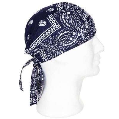 Foulard HEADWRAP Western BLEU