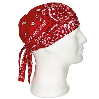 Foulard HEADWRAP Western ROUGE