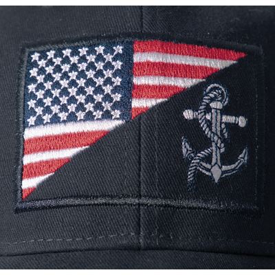 Casquette avec logo US NAVY brodé et drapeau américain BLEU ROTHCO 10169 3