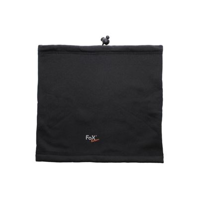 Cache-cou SOFTSHELL avec cordon de serrage NOIR