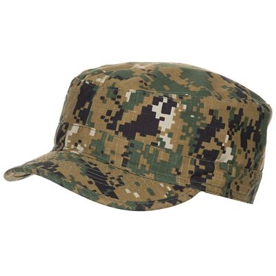 Casquette de campagne US coupe BDU rip-stop DIGITAL WOODLAND