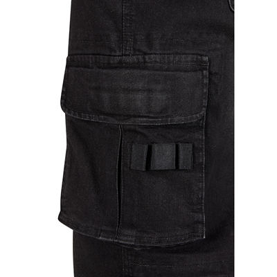 Pantalon en jean Denim CARGO NOIR BRANDIT 1026 4