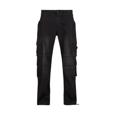 Pantalon en jean Denim CARGO NOIR