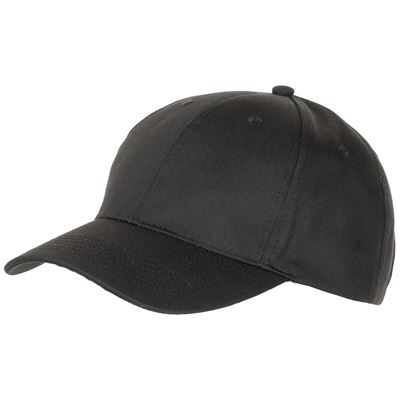 Casquette de baseball américaine ajustable NOIRE