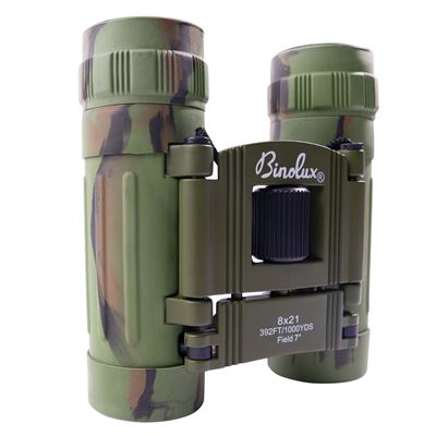 Jumelles 8x21 pliables camouflées WOODLAND ROTHCO 10281 6