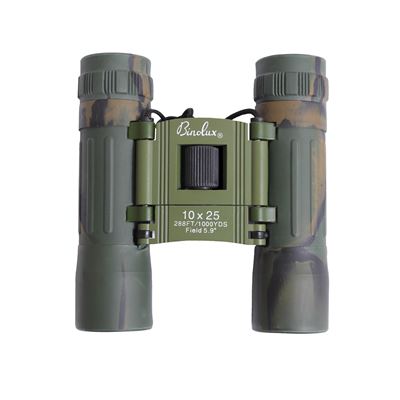 Jumelles 10x25 pliables camouflées WOODLAND