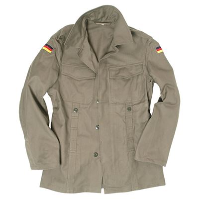 Chemise BW en moleskine prélavée VERTE